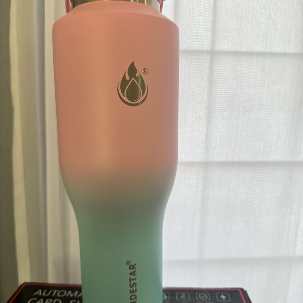 Pink and Green Gradient Tumbler by